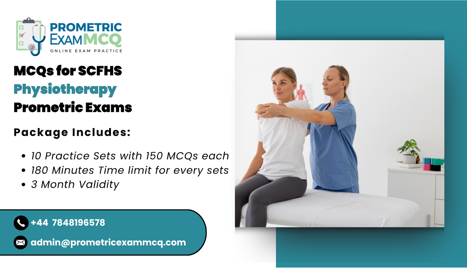 MCQs for SCFHS Physiotherapy Prometric Exams