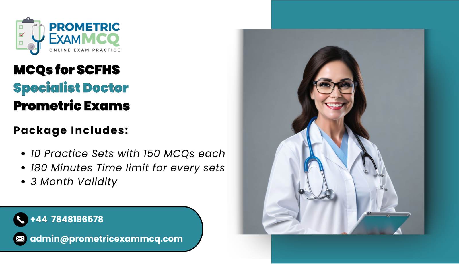 MCQs for SCFHS Specialist Doctor Prometric Exams
