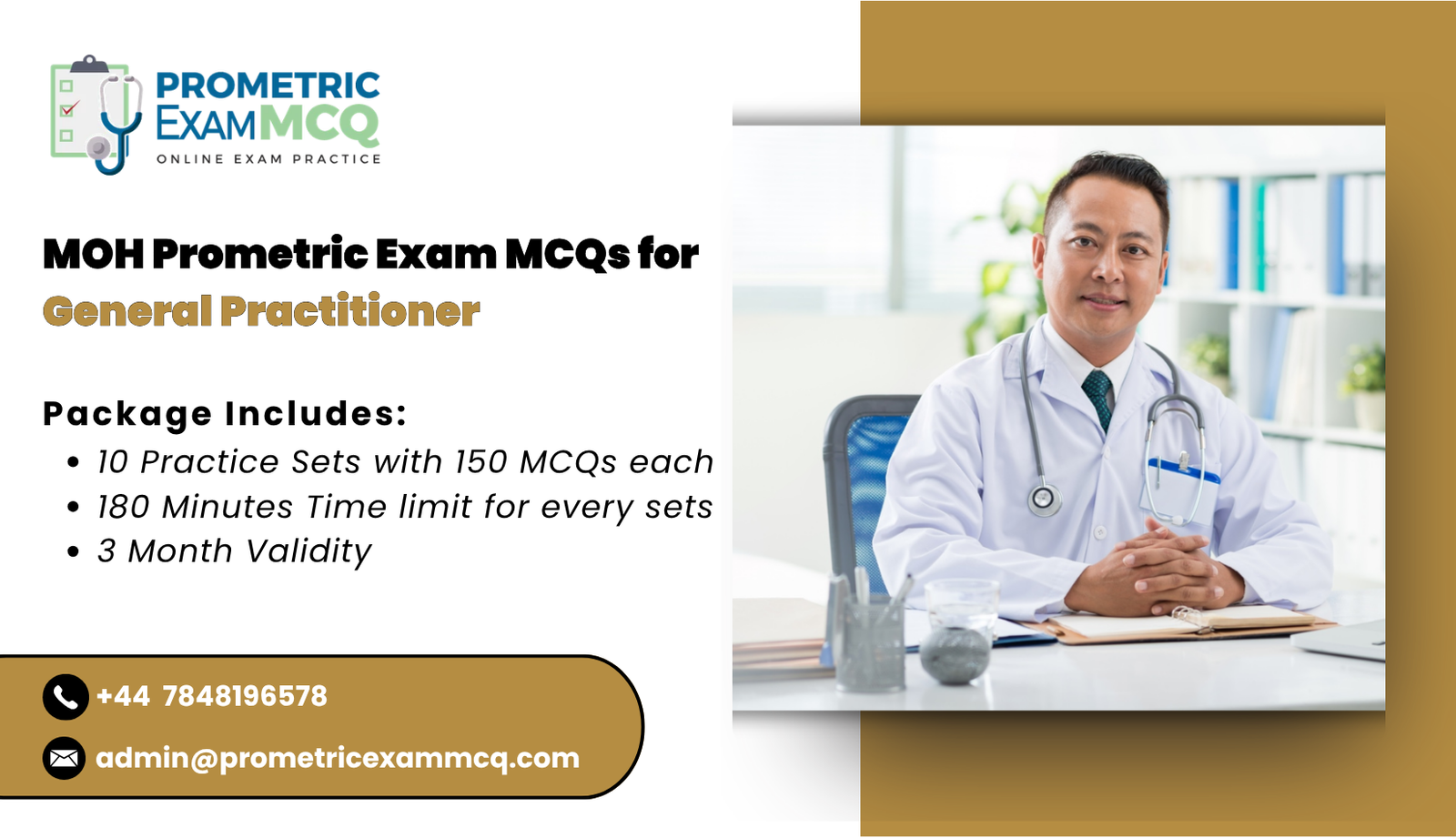 MOH Prometric Exam MCQs for General Practitioner