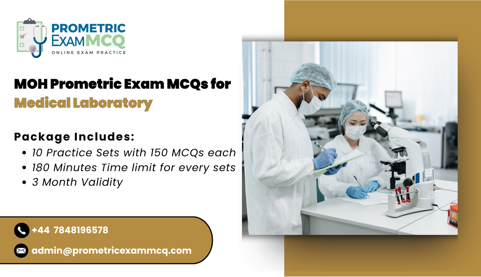 MOH Prometric Exam MCQs for Medical Laboratory