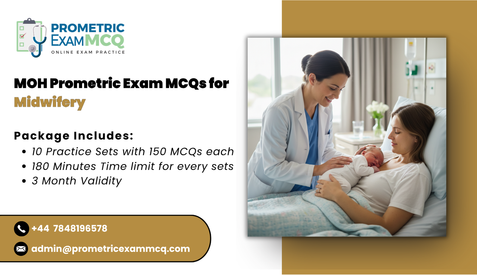 MOH Prometric Exam MCQs for Midwifery