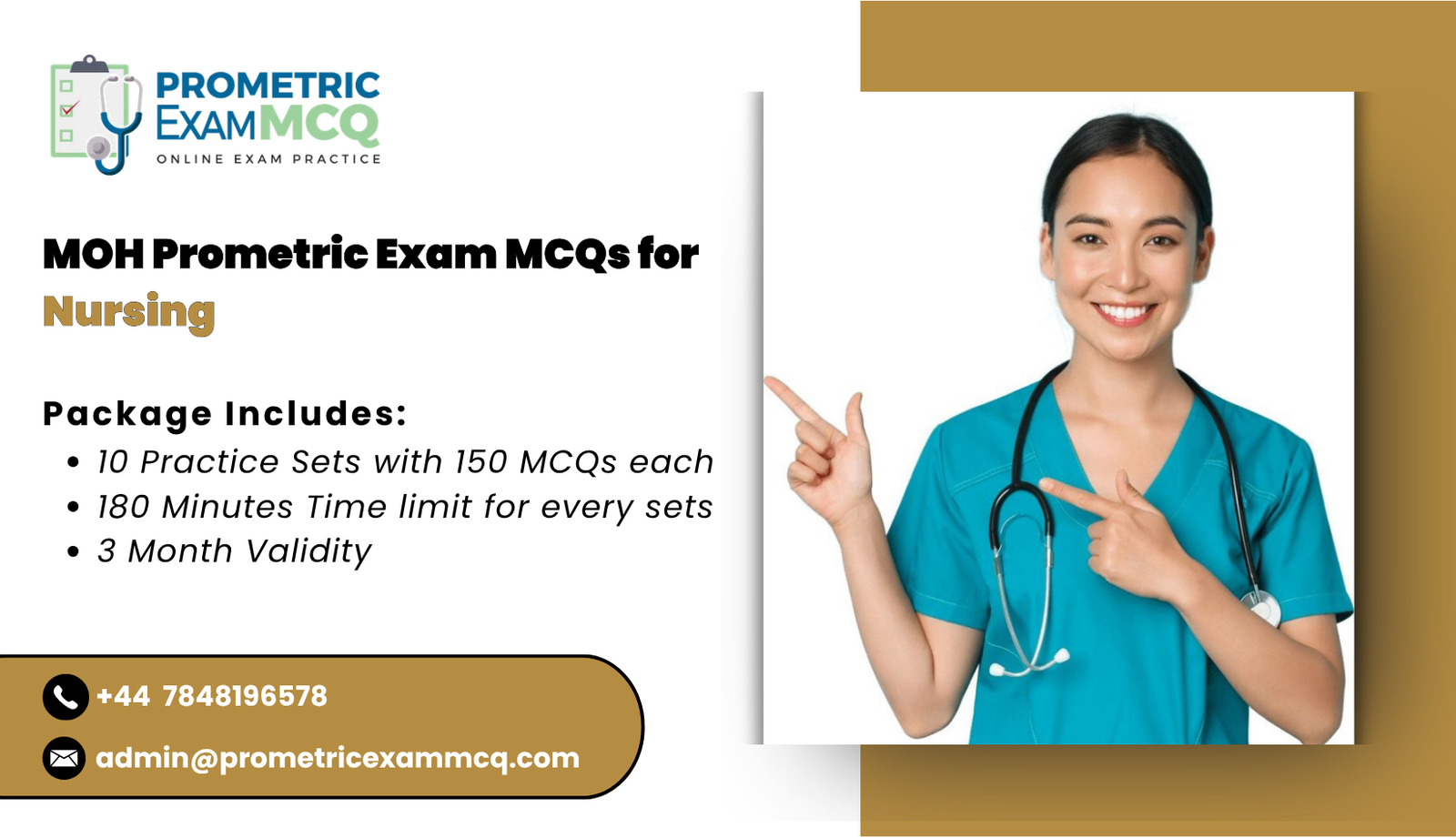 MOH Prometric Exam MCQs for Nursing