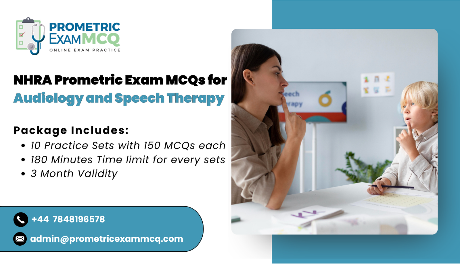 NHRA Prometric Exam MCQs for Audiology and Speech Therapy