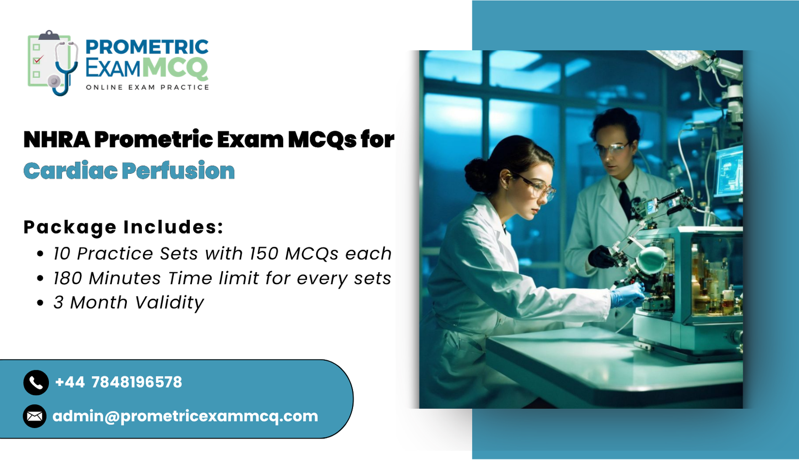 NHRA Prometric Exam MCQs for Cardiac Perfusion
