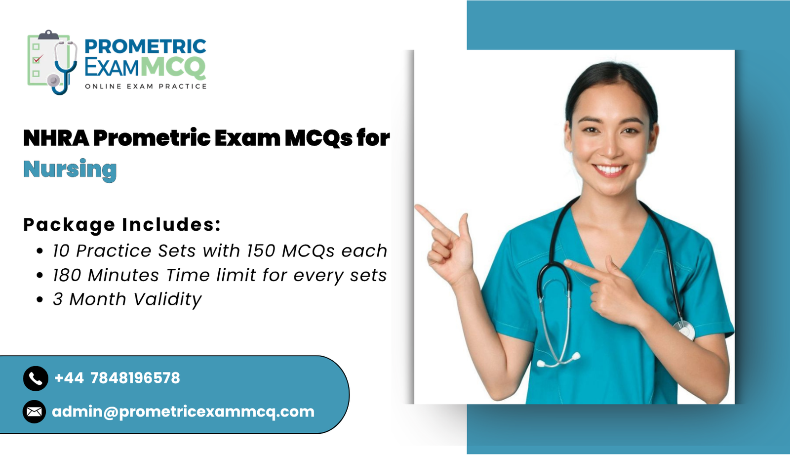 NHRA Prometric Exam MCQs for Nursing