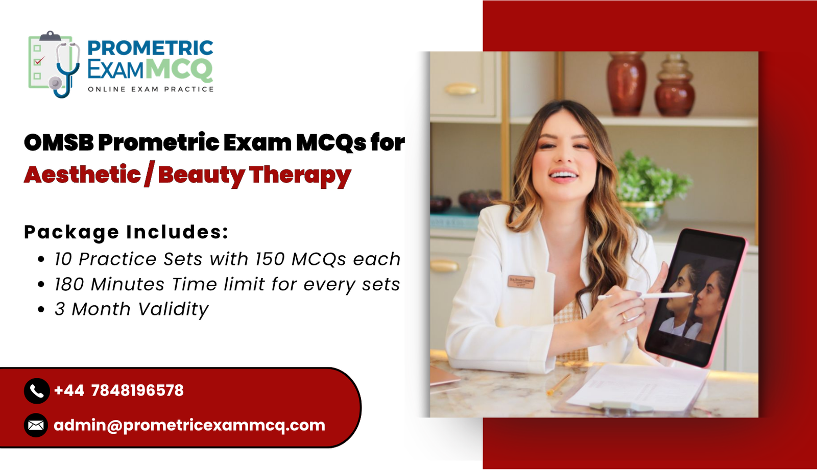 OMSB Prometric Exam MCQs for Aesthetic _ Beauty Therapy
