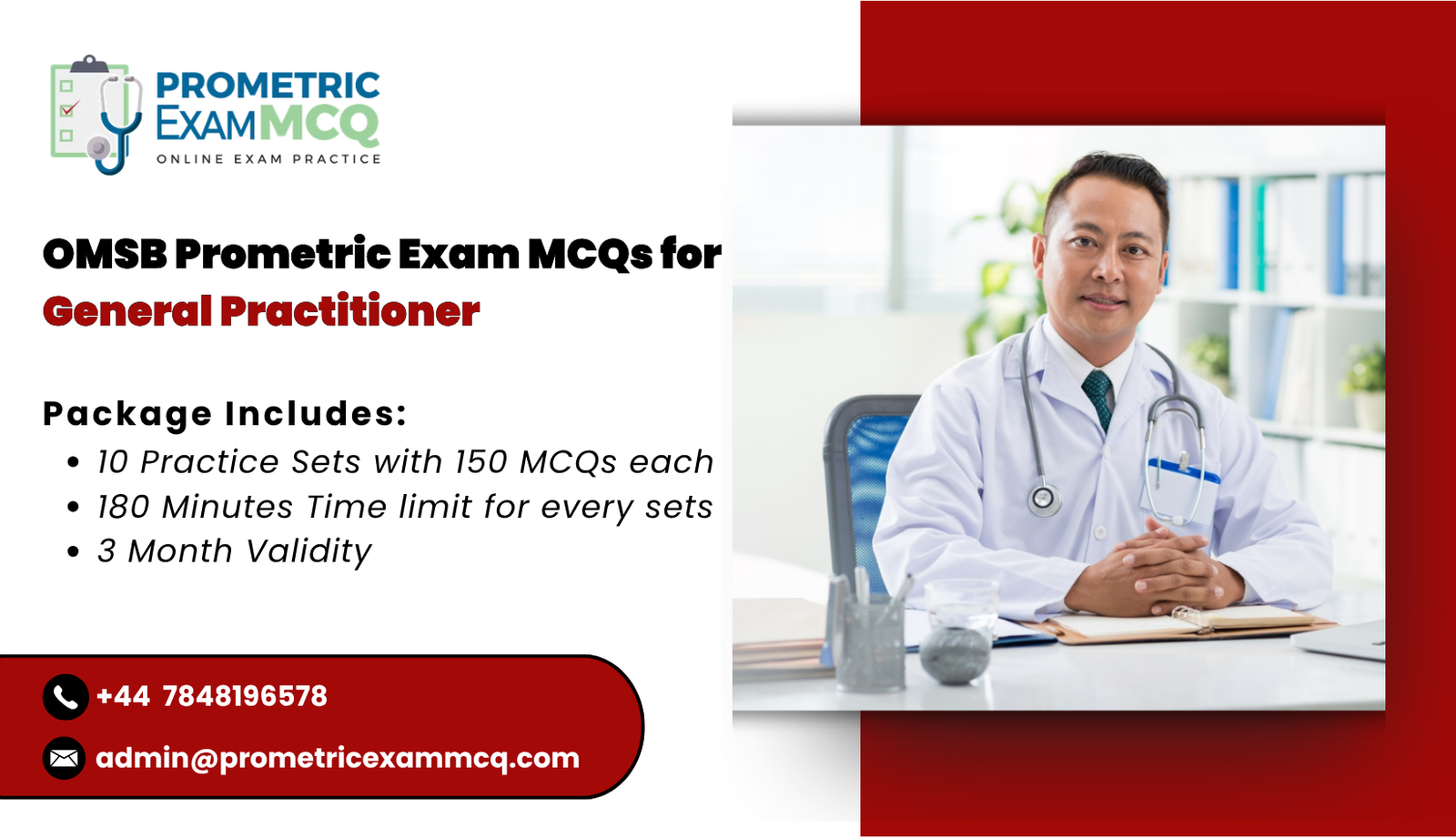 OMSB Prometric Exam MCQs for General Practitioner