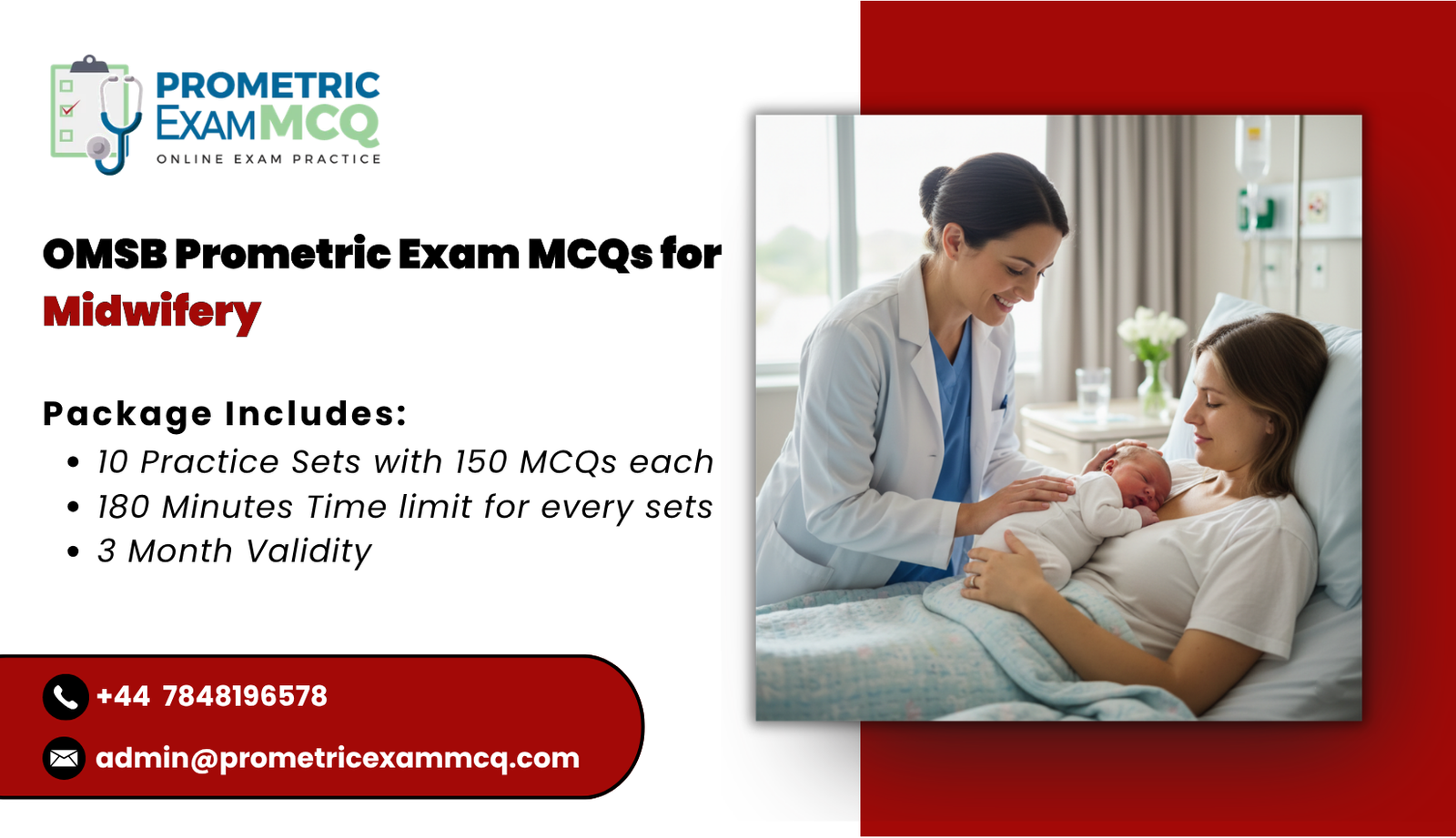 OMSB Prometric Exam MCQs for Midwifery