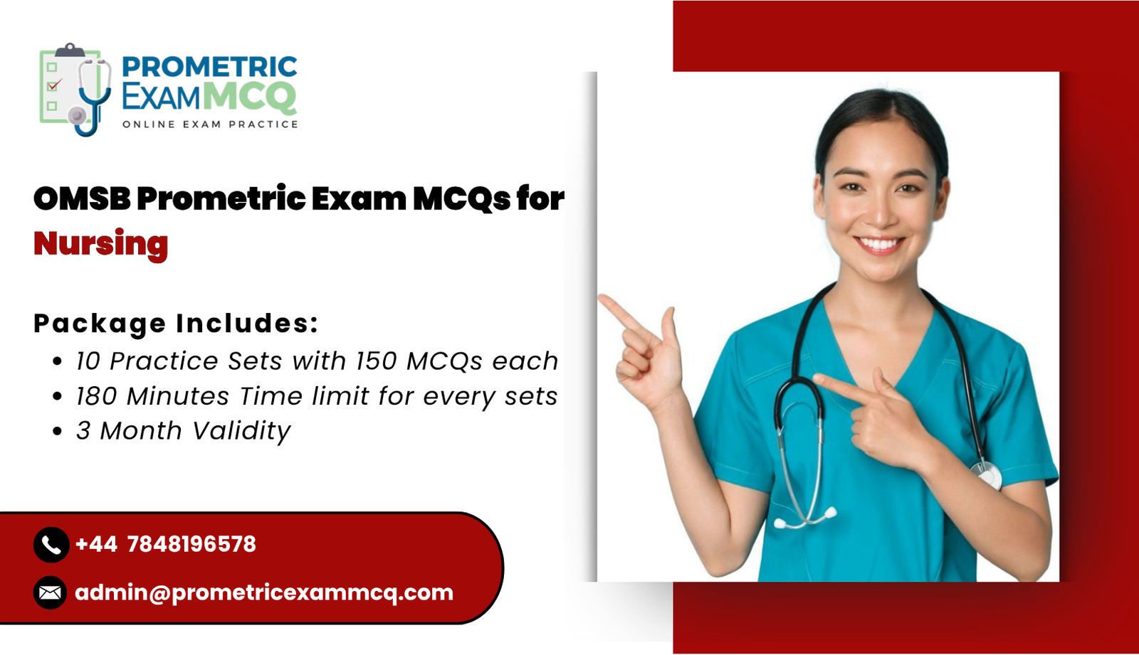 OMSB Prometric Exam MCQs for Nursing