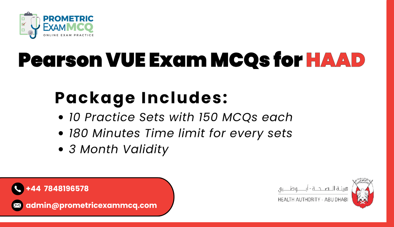 Pearson Vue Exam MCQs for HAAD (3)