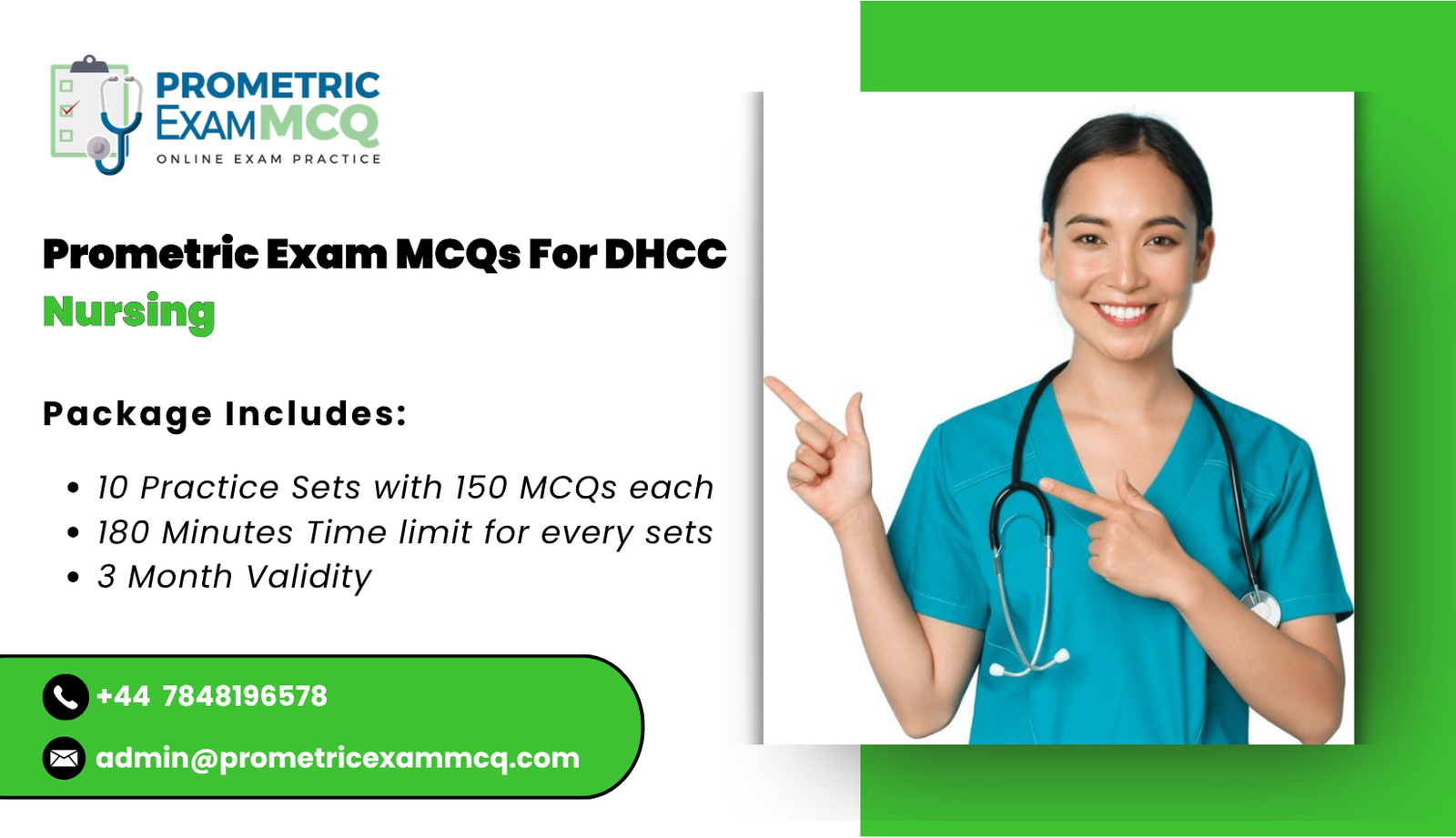 Prometric Exam MCQs For DHCC Nursing