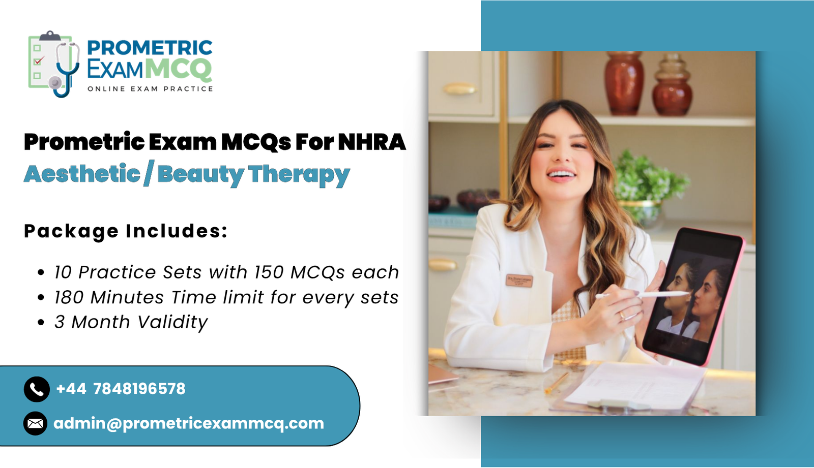 Prometric Exam MCQs For NHRA Aesthetic _ Beauty Therapy