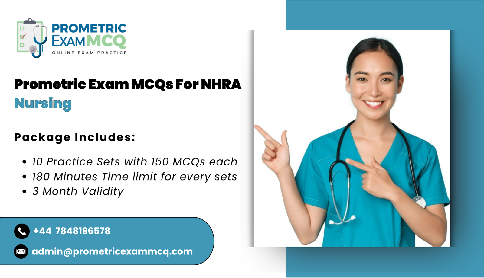 Prometric Exam MCQs For NHRA Nursing