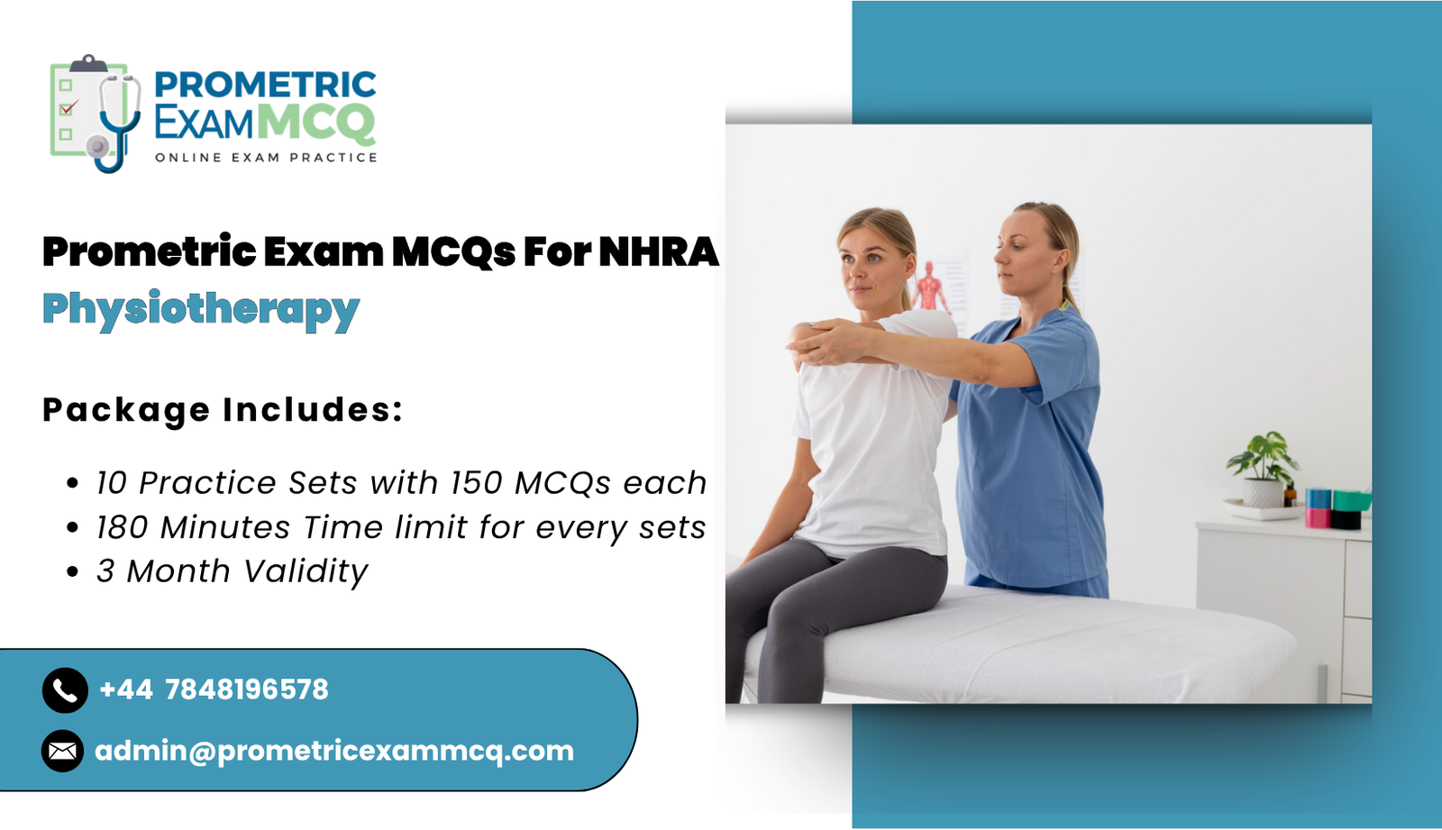 Prometric Exam MCQs For NHRA Physiotherapy