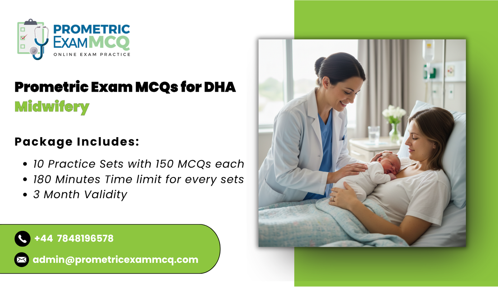 Prometric Exam MCQs for DHA Midwifery