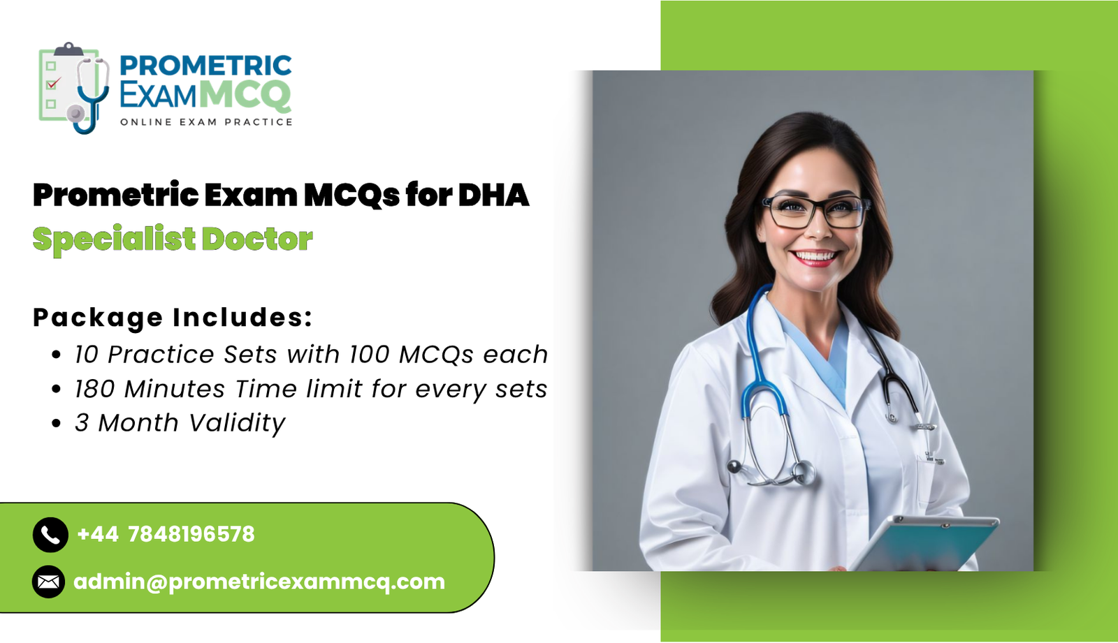 Prometric Exam MCQs for DHA Specialist Doctor
