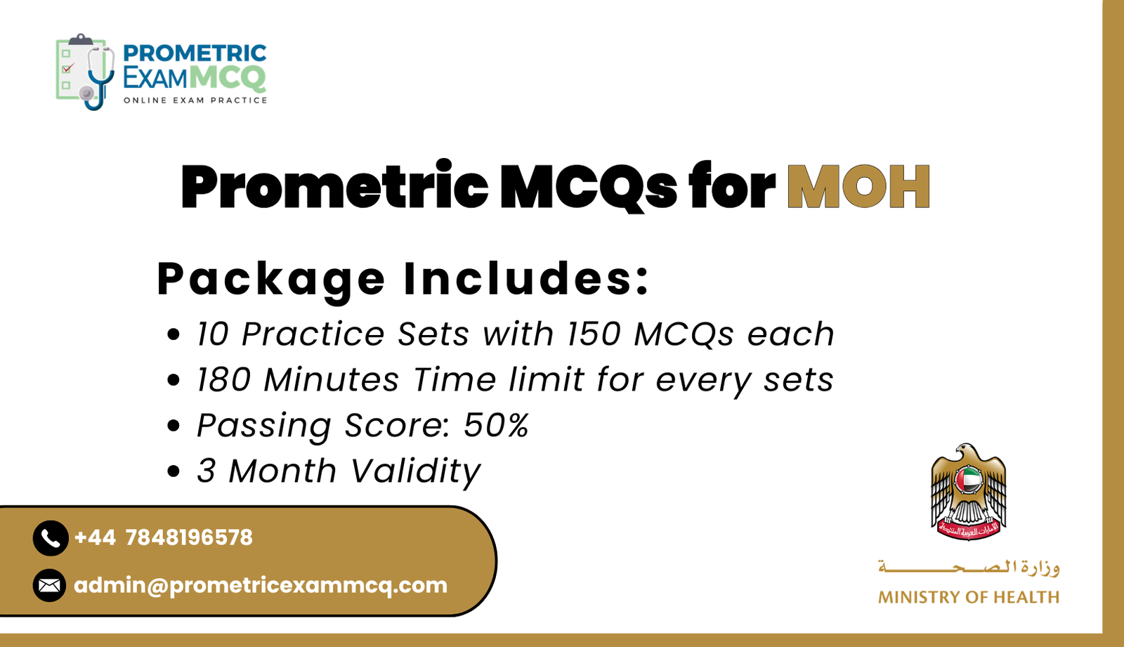 _Prometric MCQs for MOH