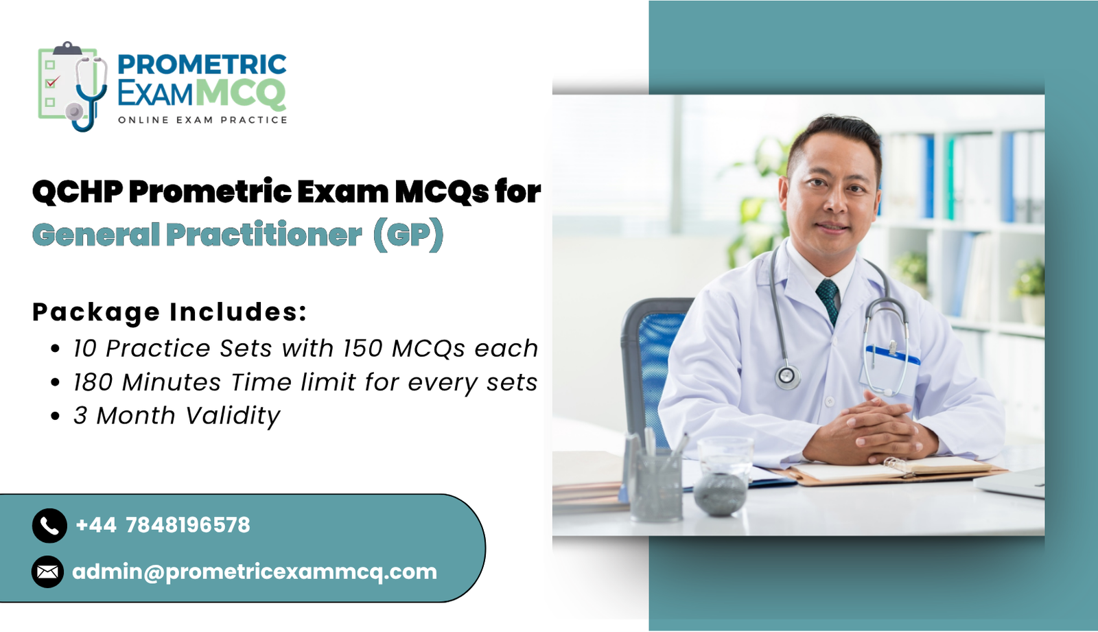 QCHP Prometric Exam MCQs for General Practitioner (GP)