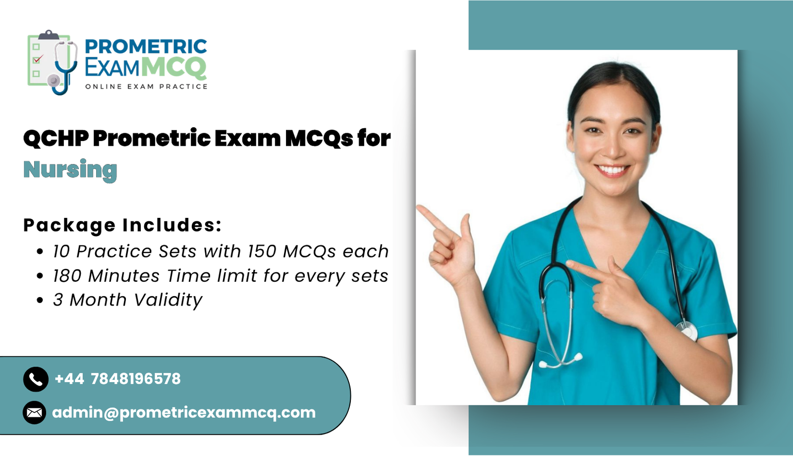QCHP Prometric Exam MCQs for Nursing