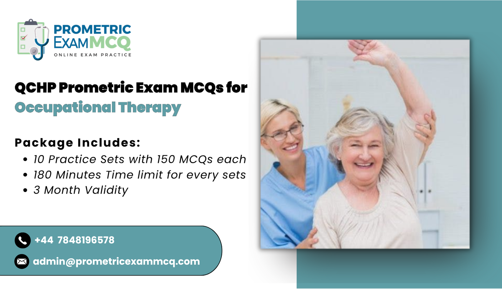 QCHP Prometric Exam MCQs for Occupational Therapy