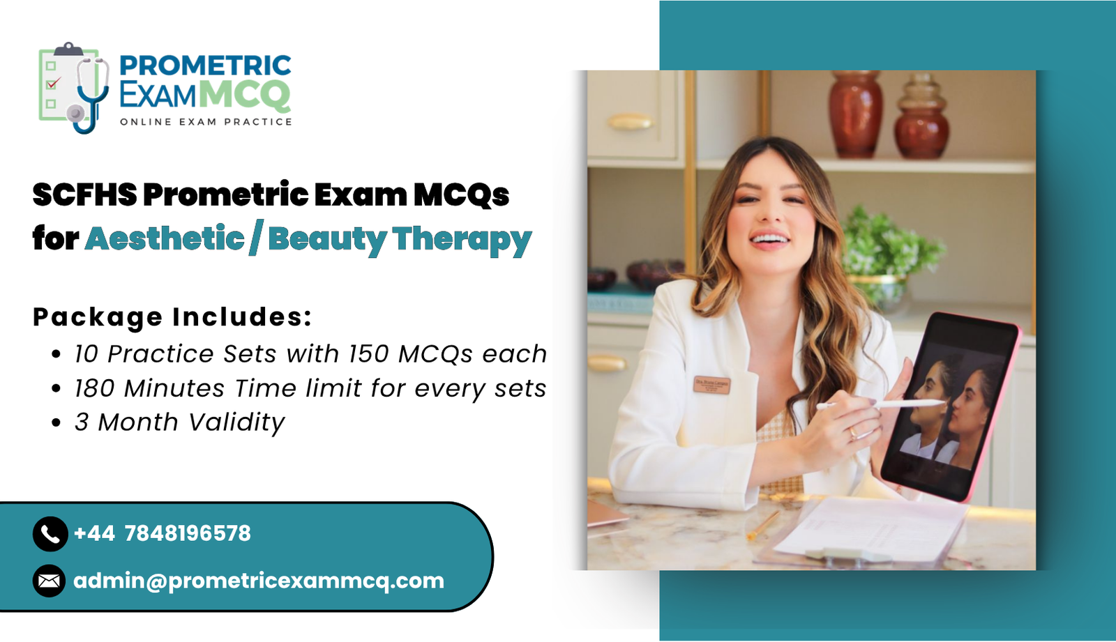 SCFHS Prometric Exam MCQs for Aesthetic _ Beauty Therapy