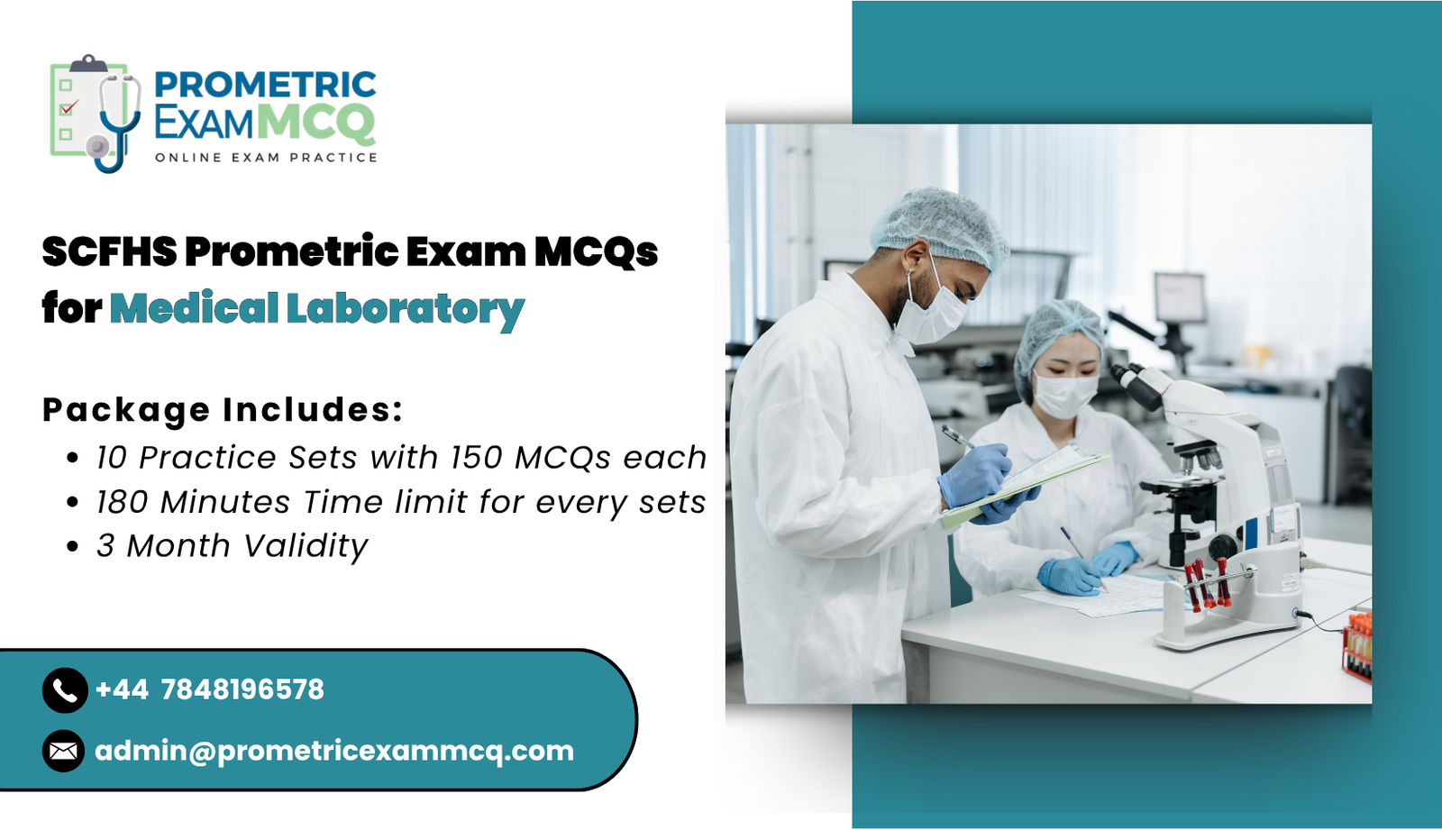 SCFHS Prometric Exam MCQs for Medical Laboratory