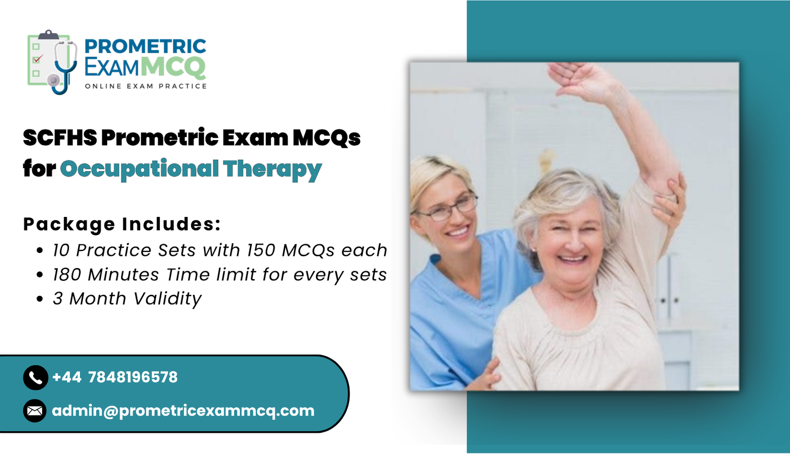 SCFHS Prometric Exam MCQs for Occupational Therapy
