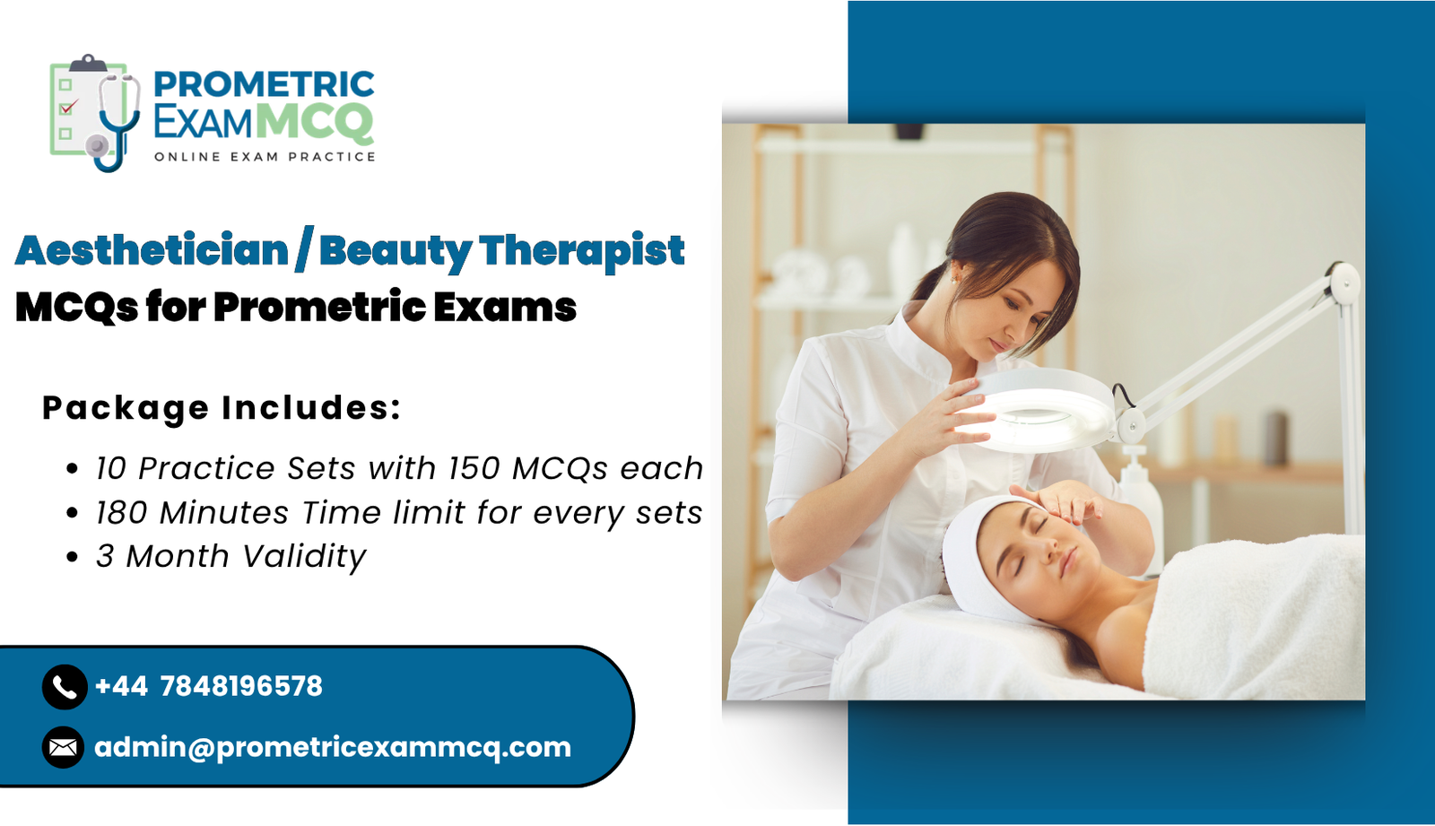 Aesthetician _ Beauty Therapist MCQs for Prometric Exams
