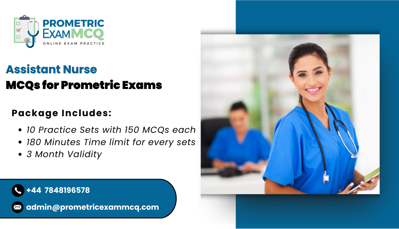Assistant Nurse MCQs for Prometric Exams