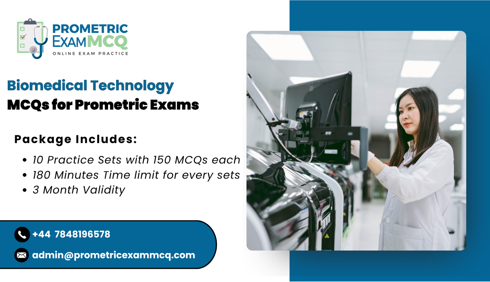 Biomedical Technology MCQs for Prometric Exams