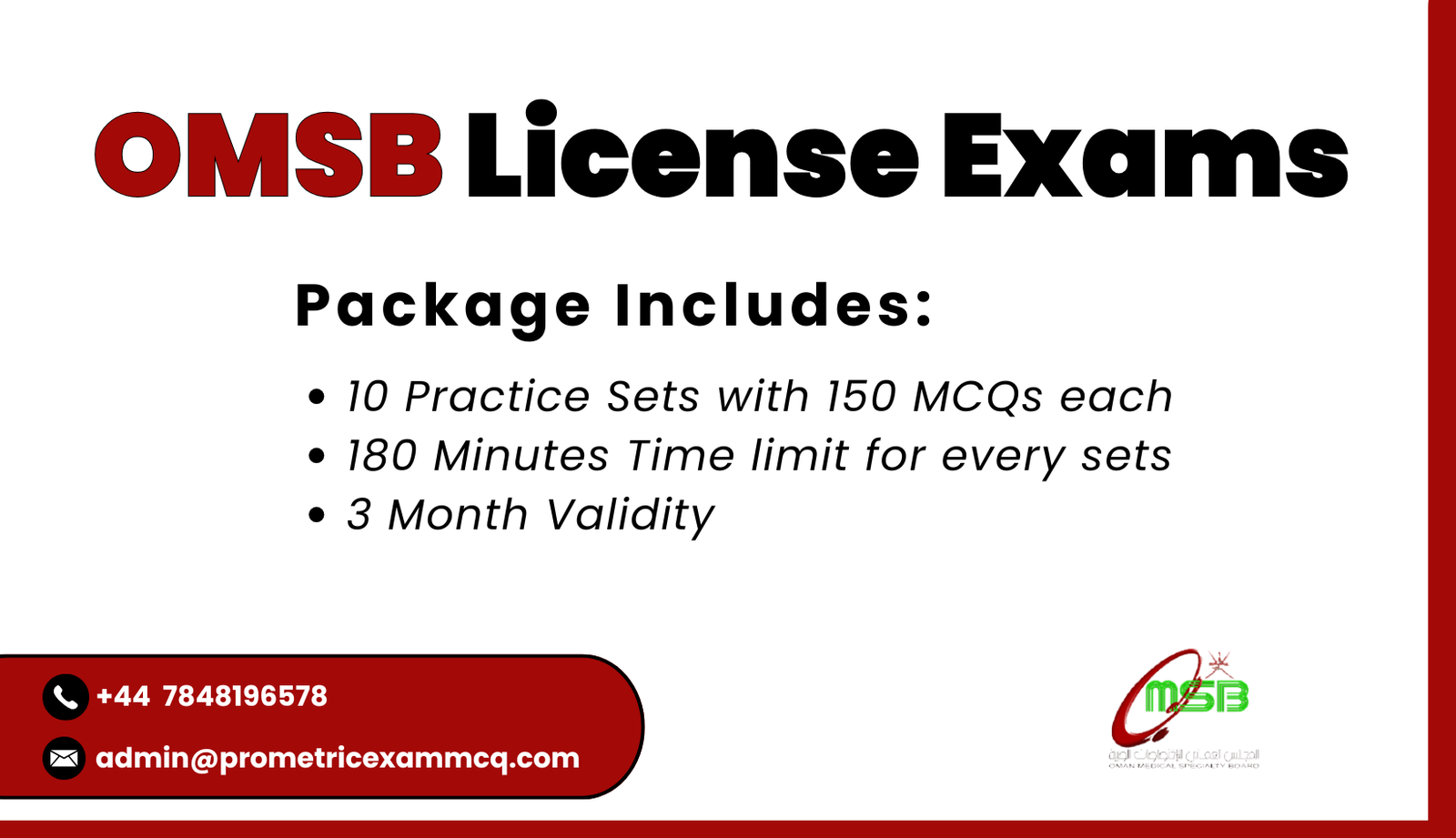 Board OMSB License Exams (1)