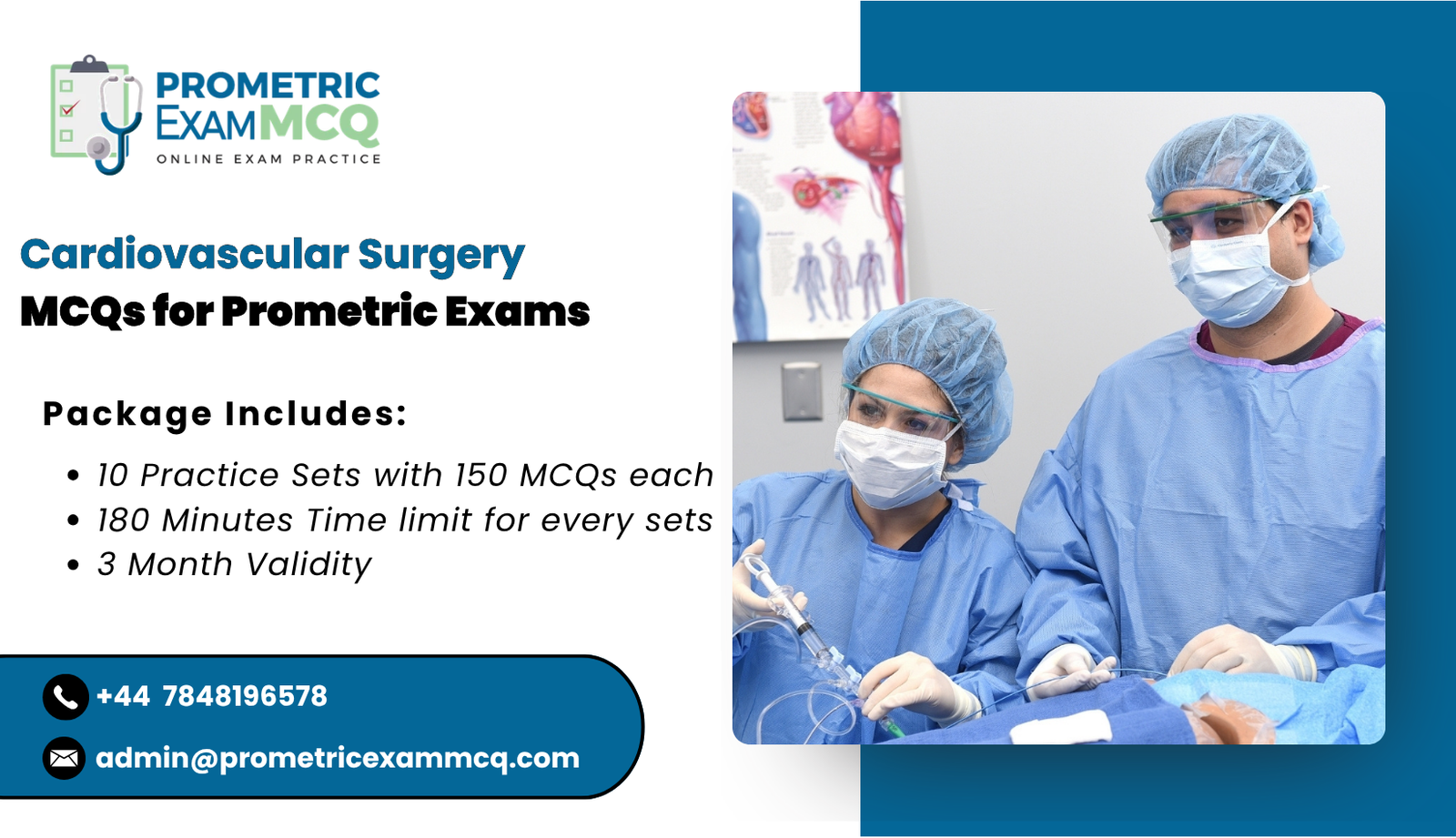 Cardiovascular Surgery MCQs for Prometric Exams