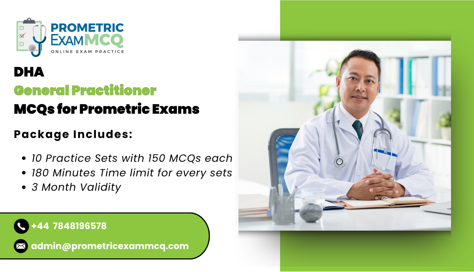 DHA General Practitioner MCQs for Prometric Exams