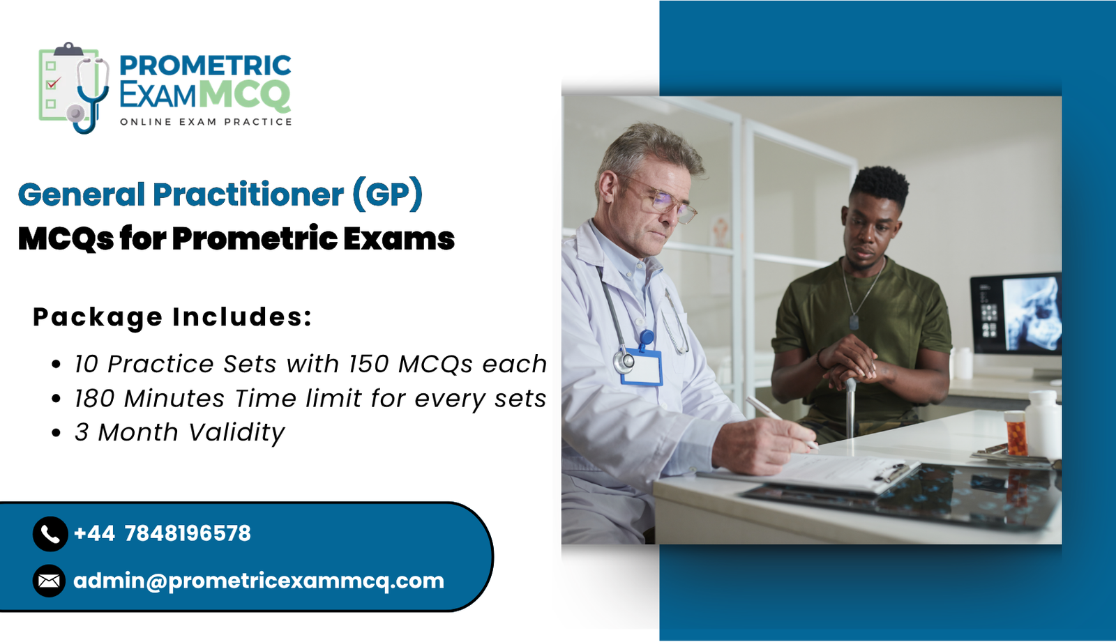 General Practitioner (GP) MCQs for Prometric Exams