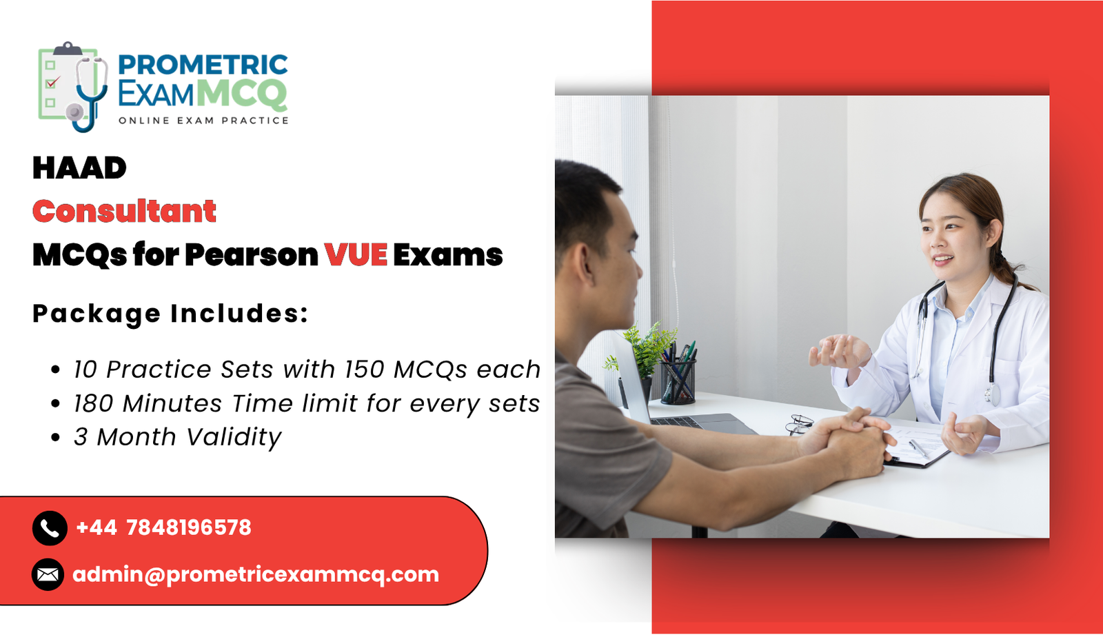 HAAD Consultant MCQs for Pearson Vue Exams