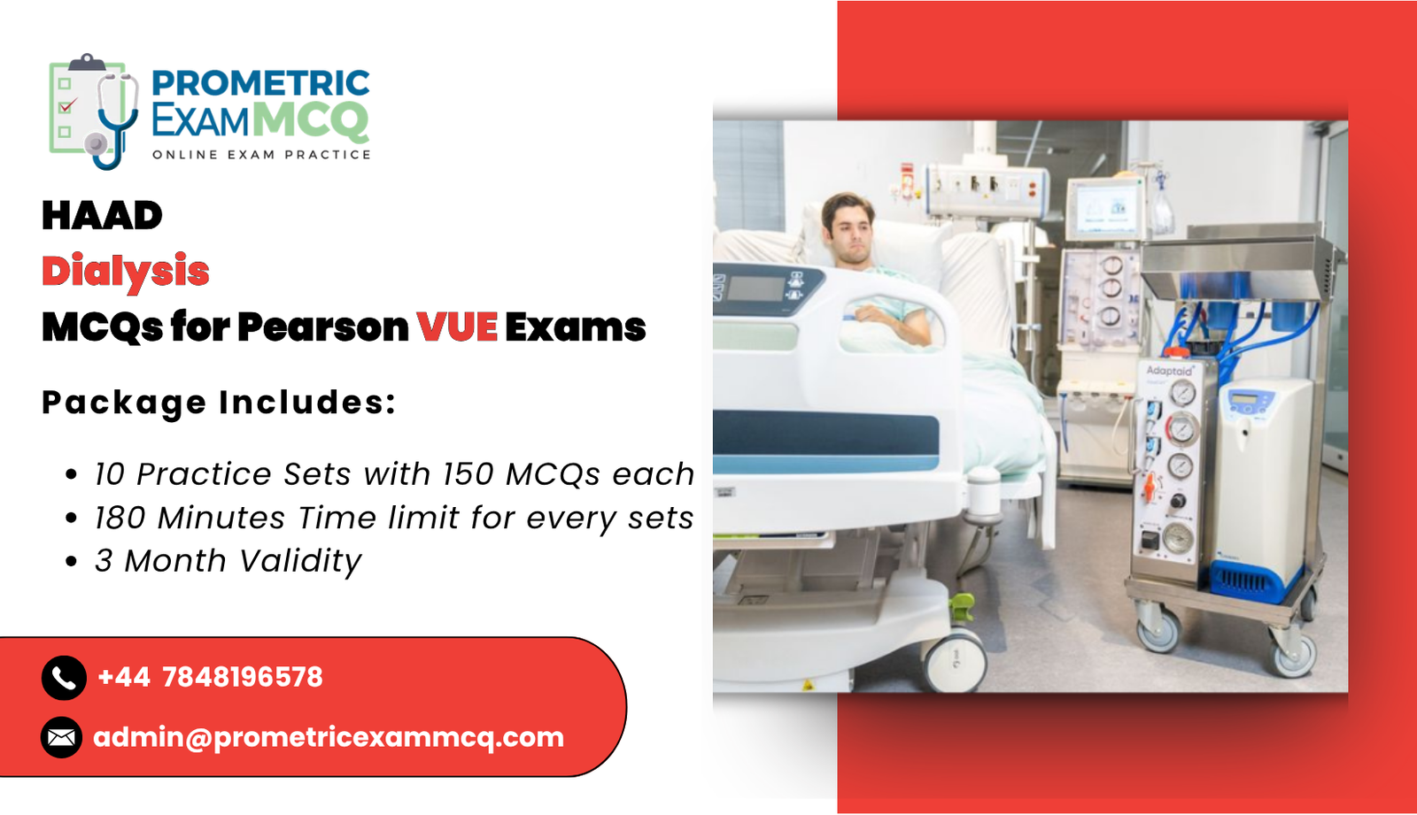 HAAD Dialysis MCQs for Pearson Vue Exams