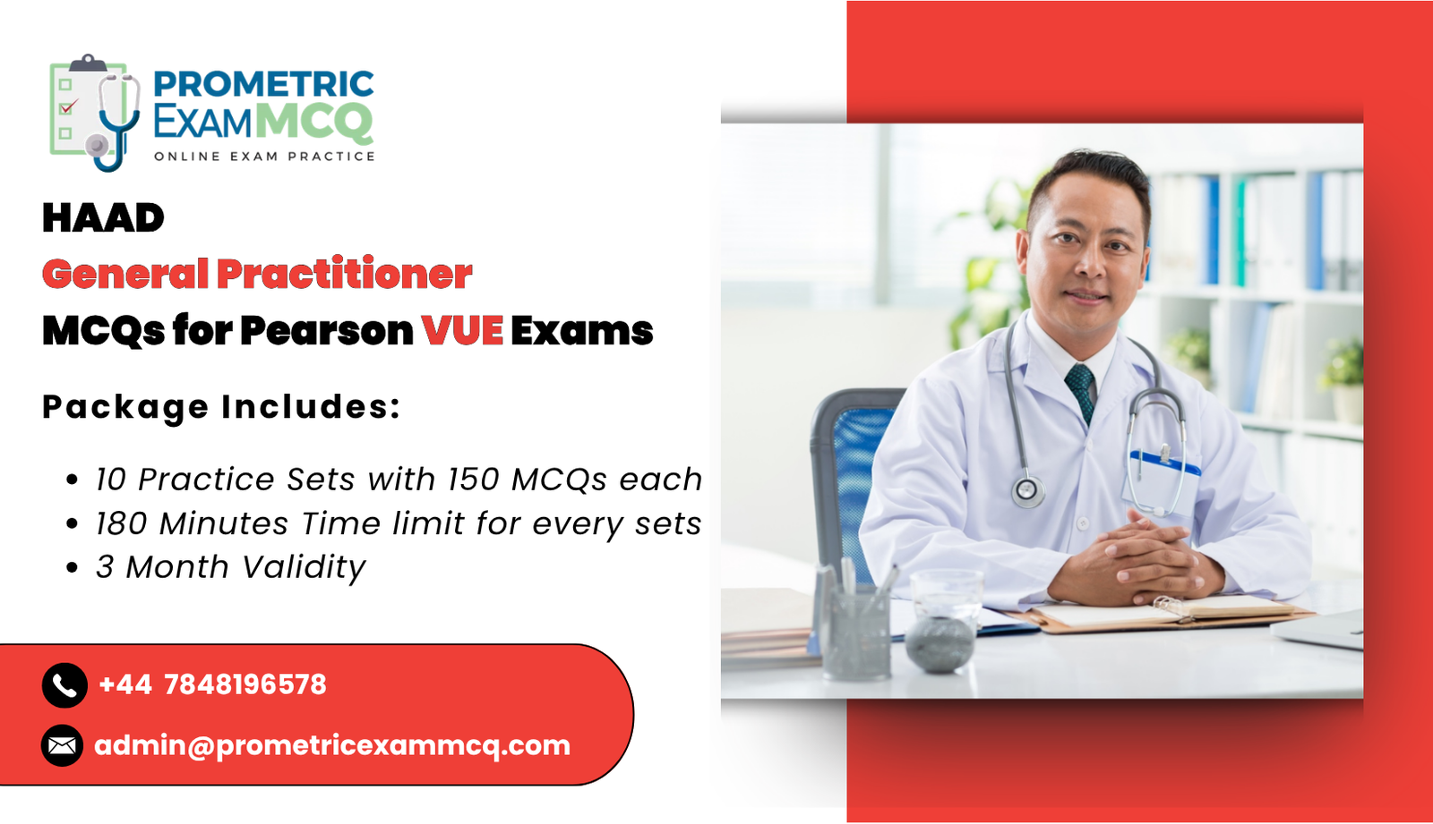HAAD General Practitioner MCQs for Pearson Vue Exams