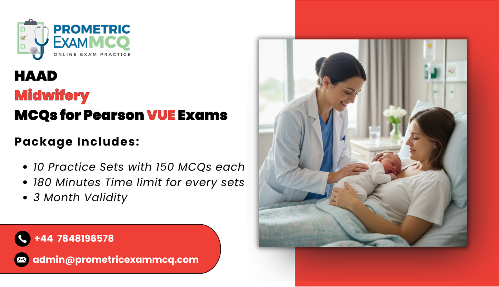 HAAD Midwifery MCQs for Pearson Vue Exams
