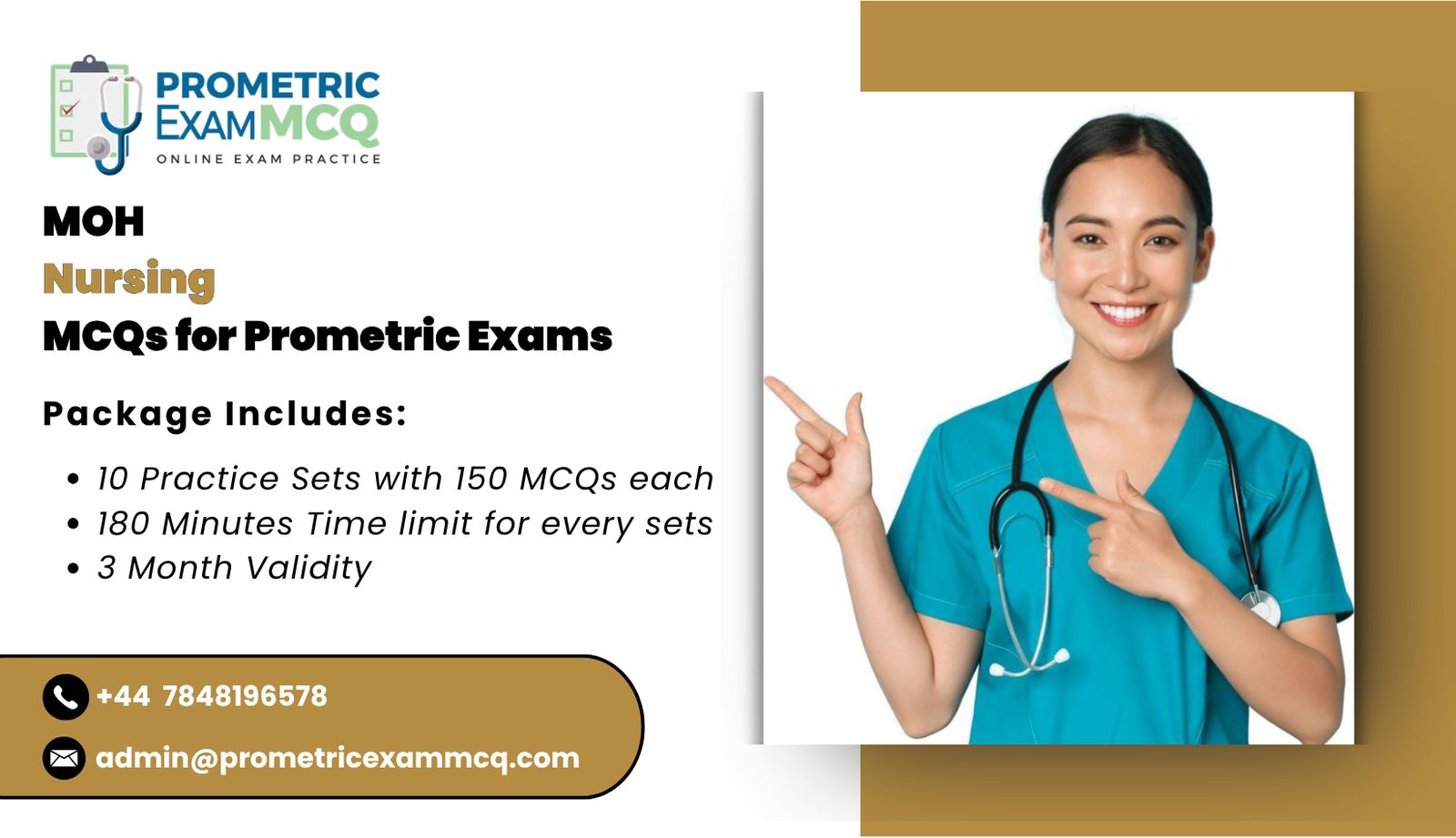 MOH Nursing MCQs for Prometric Exams