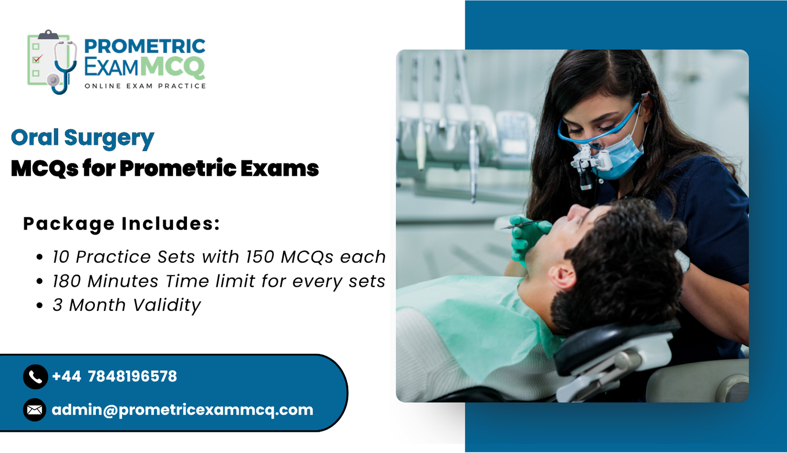 Oral Surgery MCQs for Prometric Exams