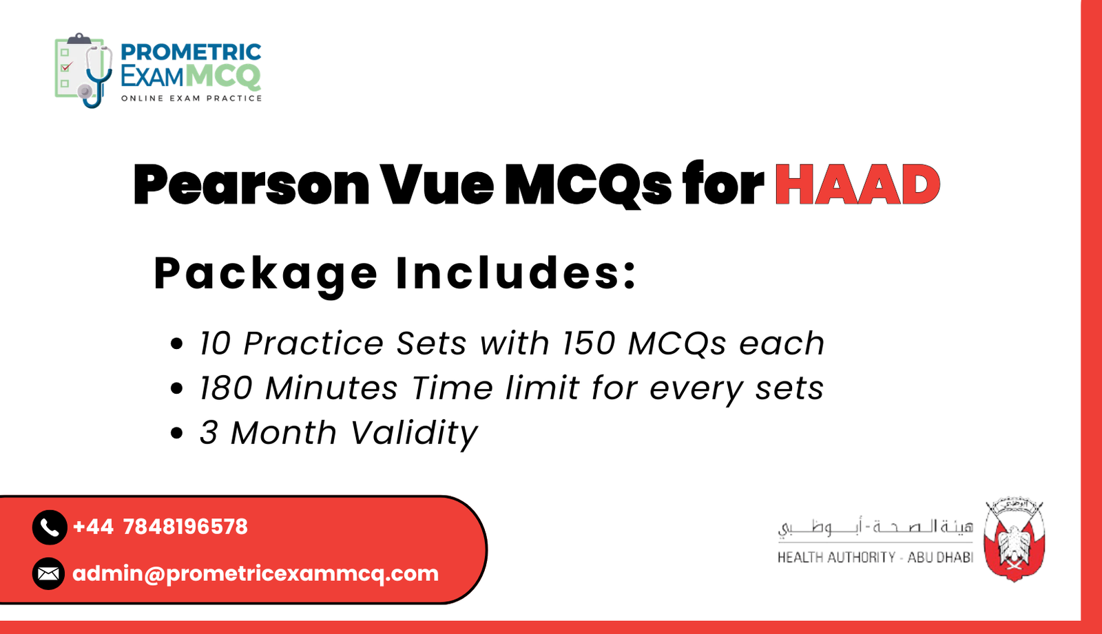 Pearson Vue MCQs for HAAD (1)