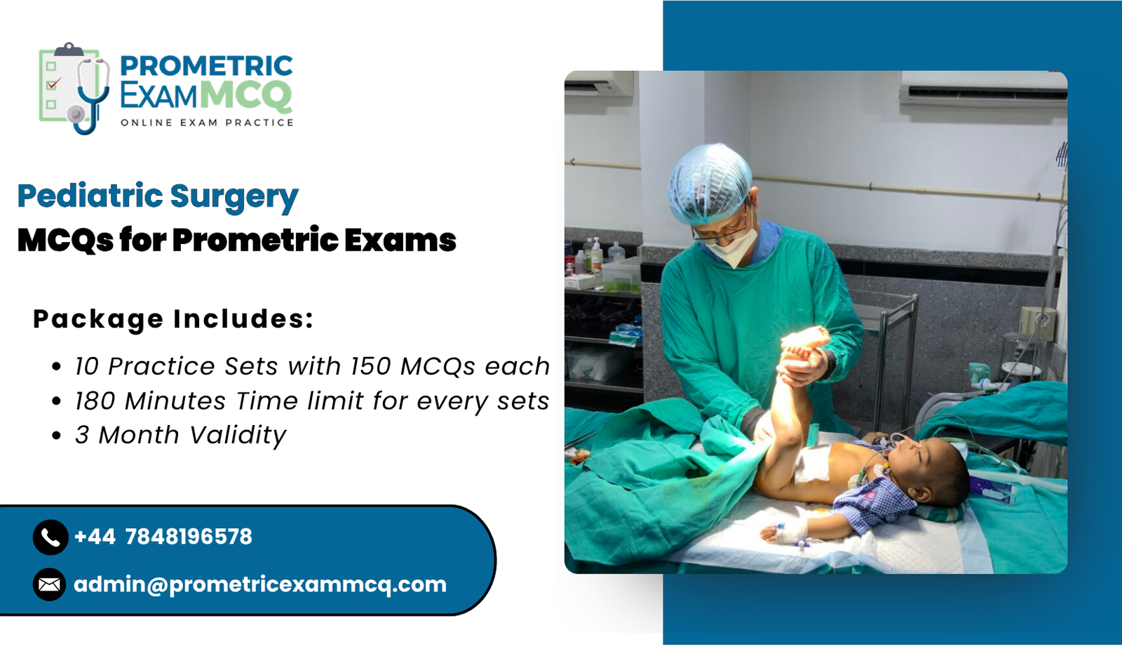 Pediatric Surgery MCQs for Prometric Exams