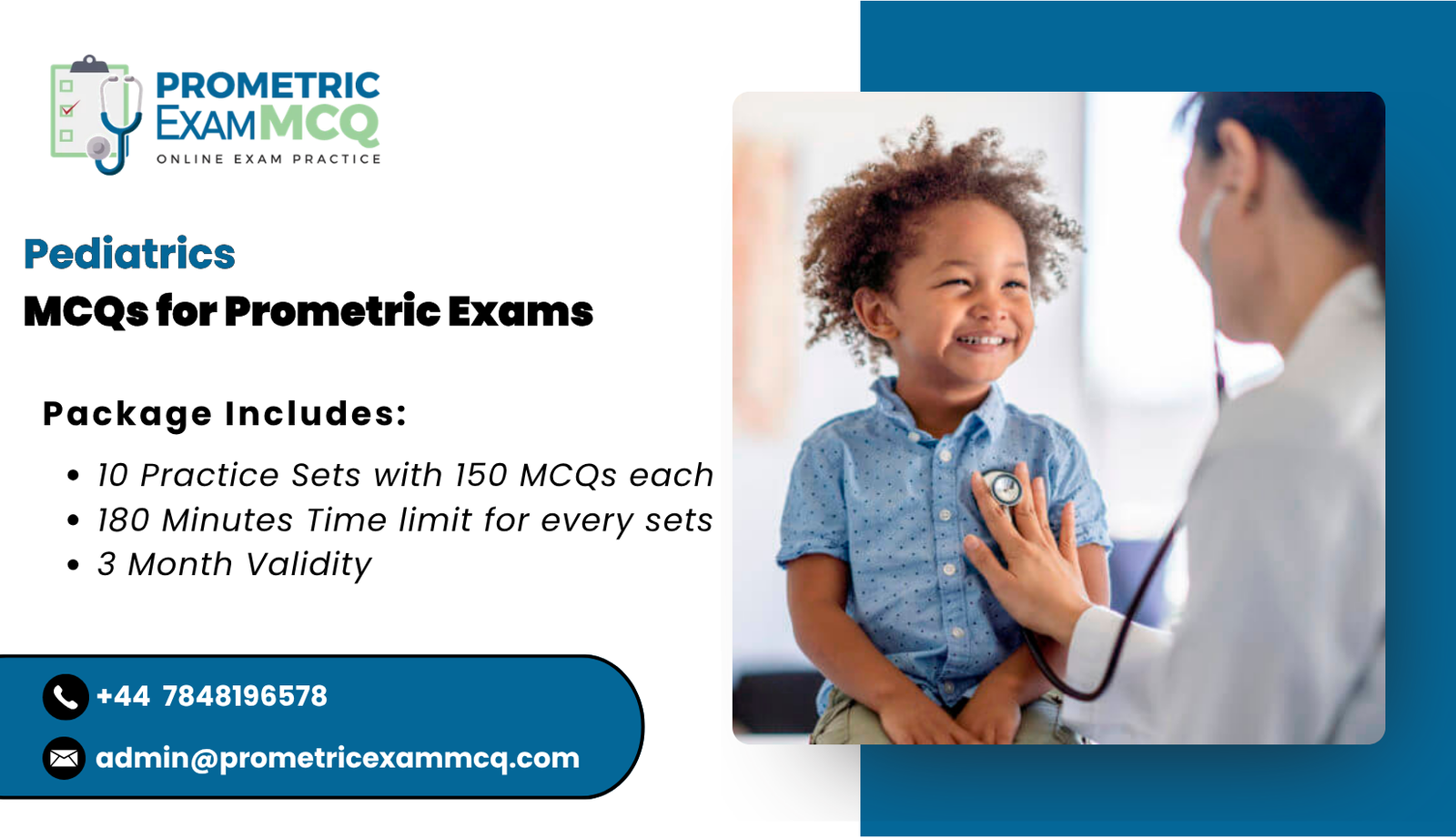 Pediatrics MCQs for Prometric Exams