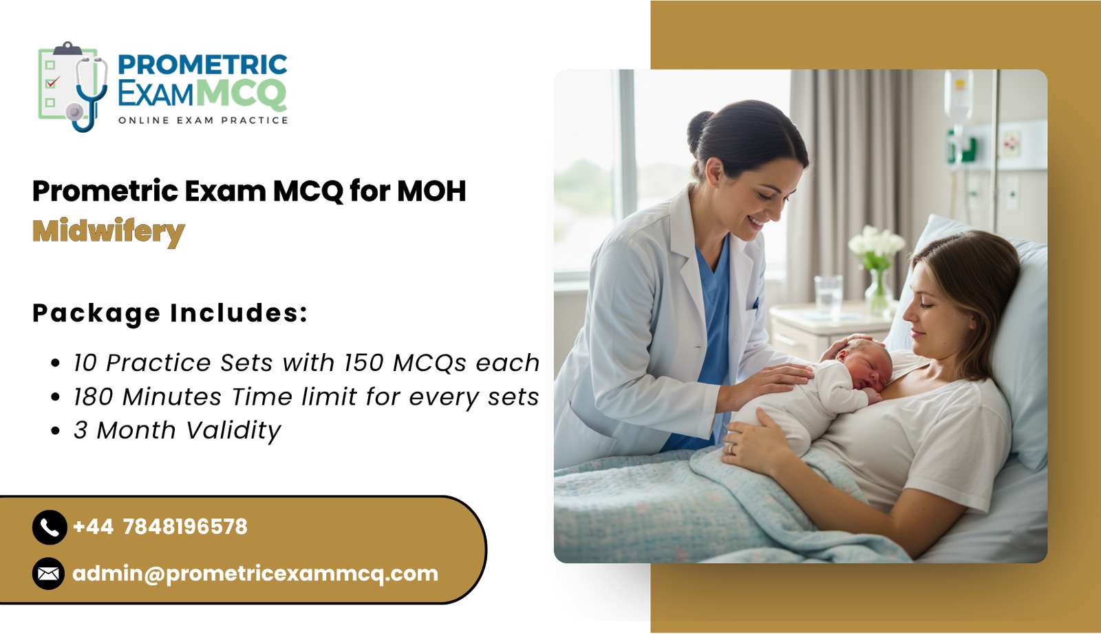 Prometric Exam MCQ for MOH Midwifery
