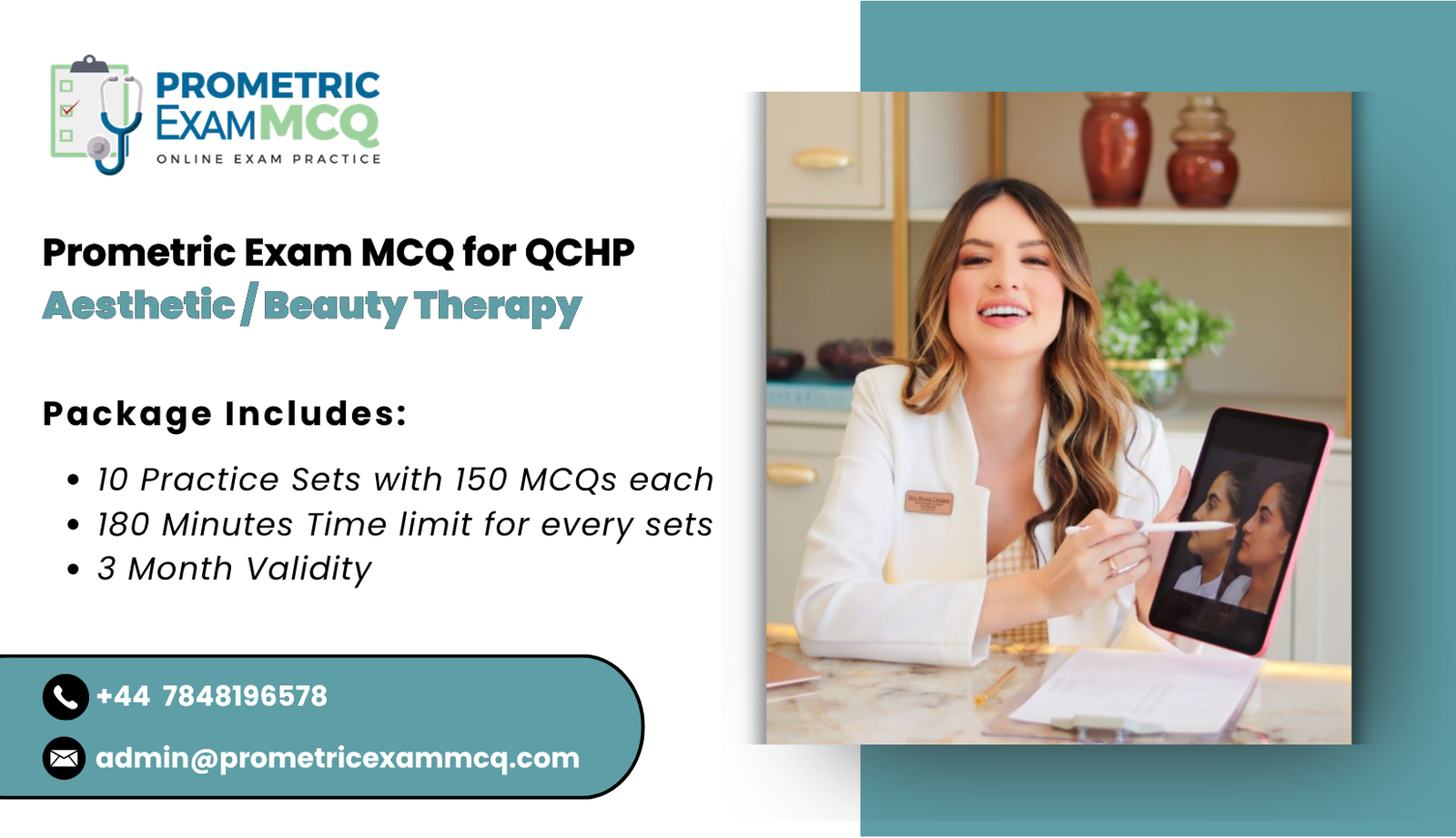 Prometric Exam MCQ for QCHP Aesthetic _ Beauty Therapy