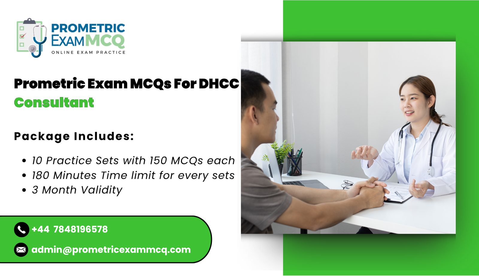 Prometric Exam MCQs For DHCC Consultant