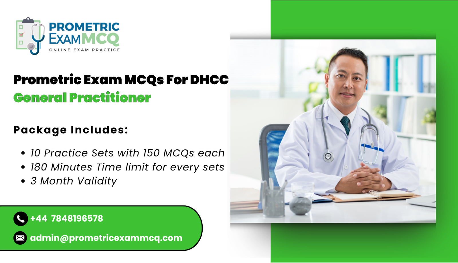 Prometric Exam MCQs For DHCC General Practitioner