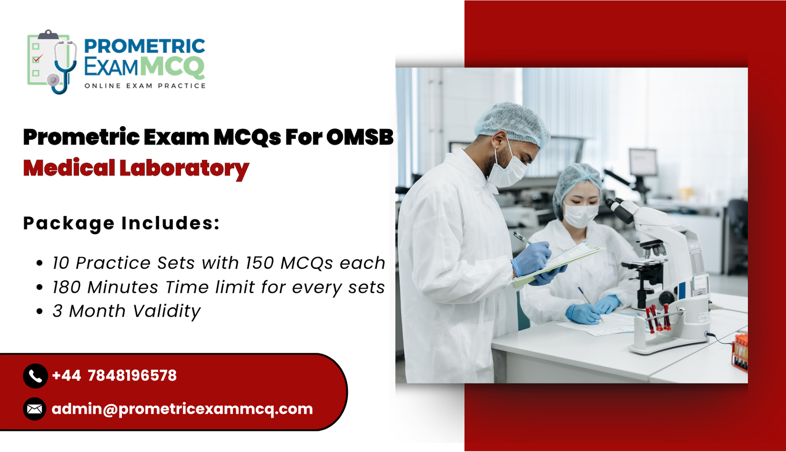 Prometric Exam MCQs For OMSB Medical Laboratory