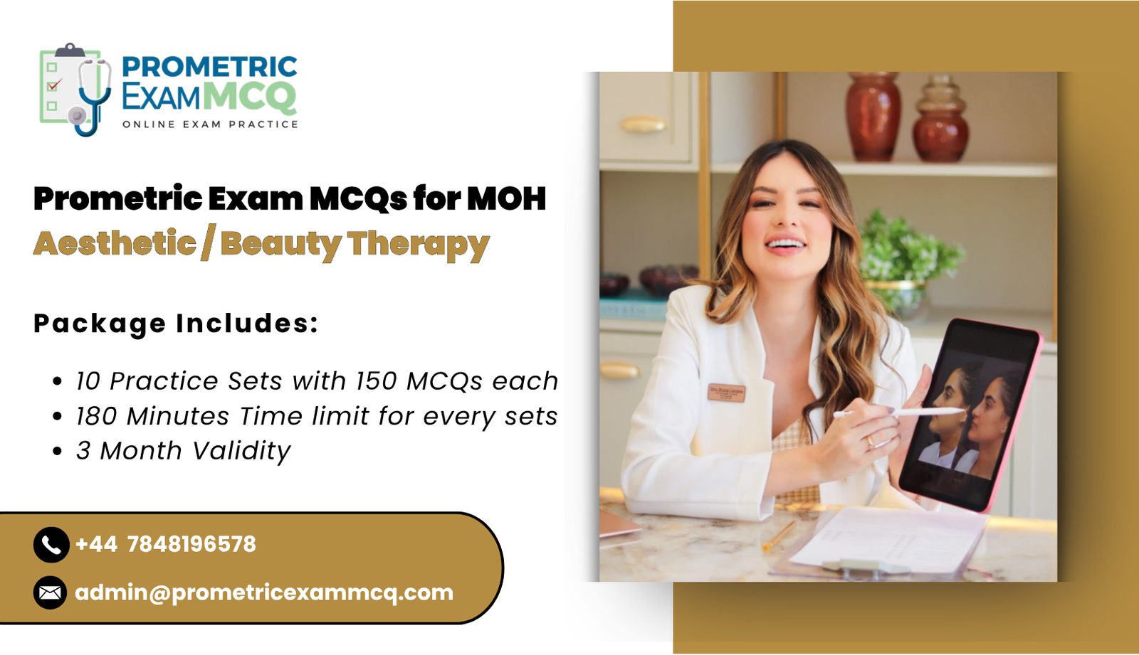 Prometric Exam MCQs for MOH Aesthetic _ Beauty Therapy
