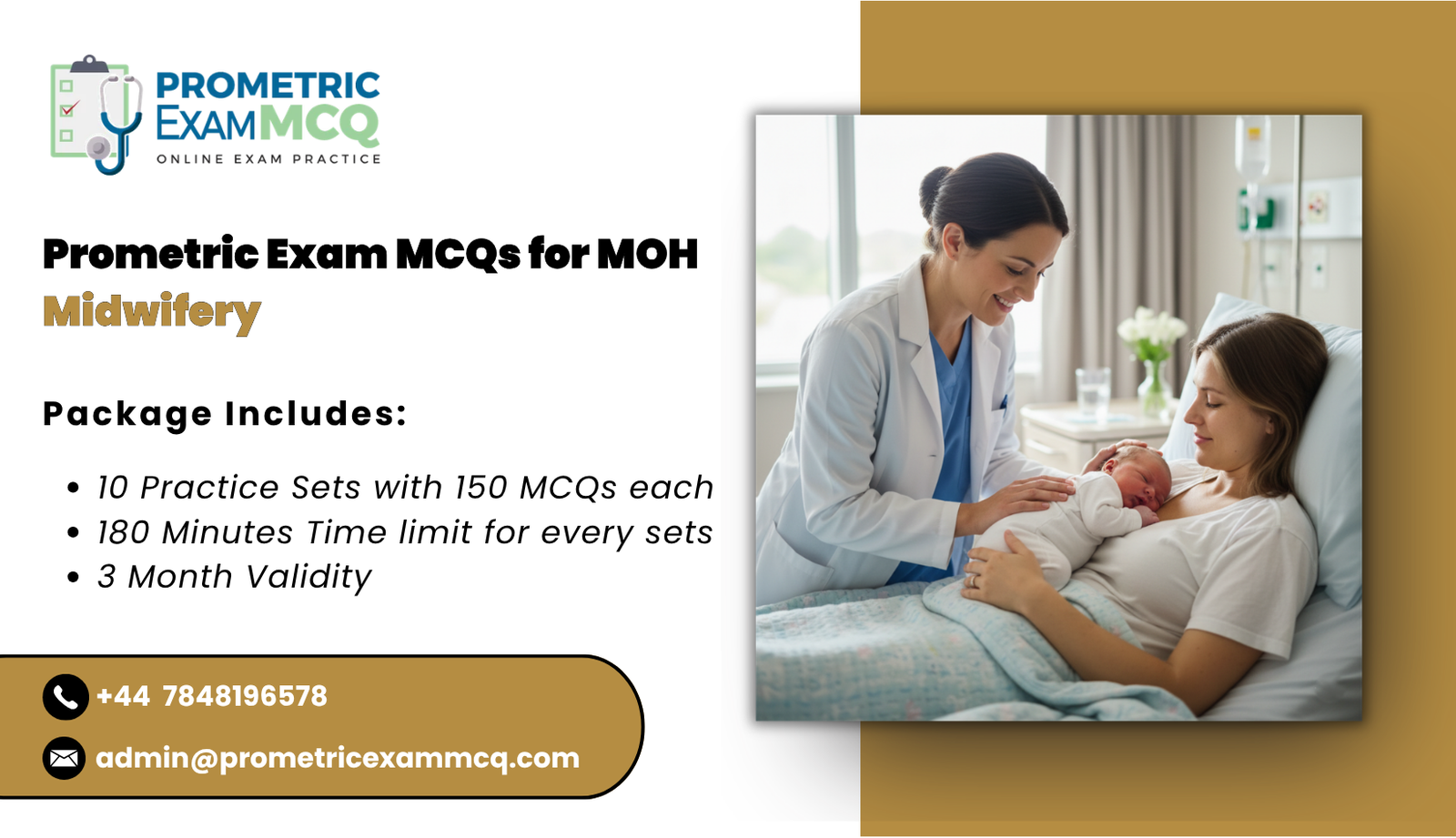 Prometric Exam MCQs for MOH Midwifery